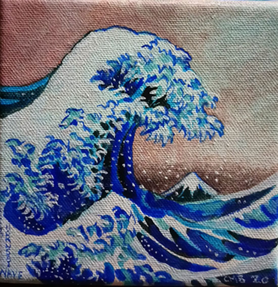 wave hokusai after