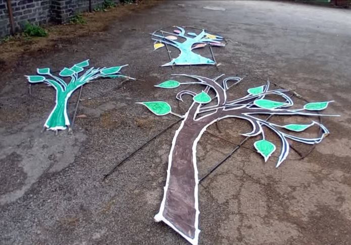 Hand made trees – Mallaband-Brown
